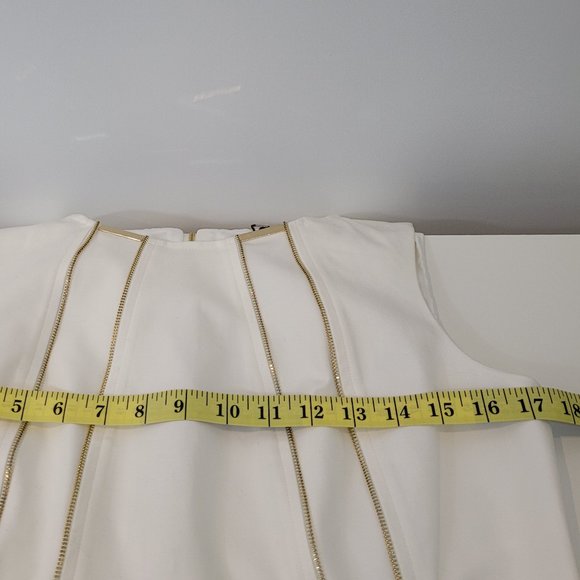 Calvin Klein Sheath - with gold zipper trim - Picture 6 of 9